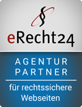 Siegel: Agenturpartner eRecht24